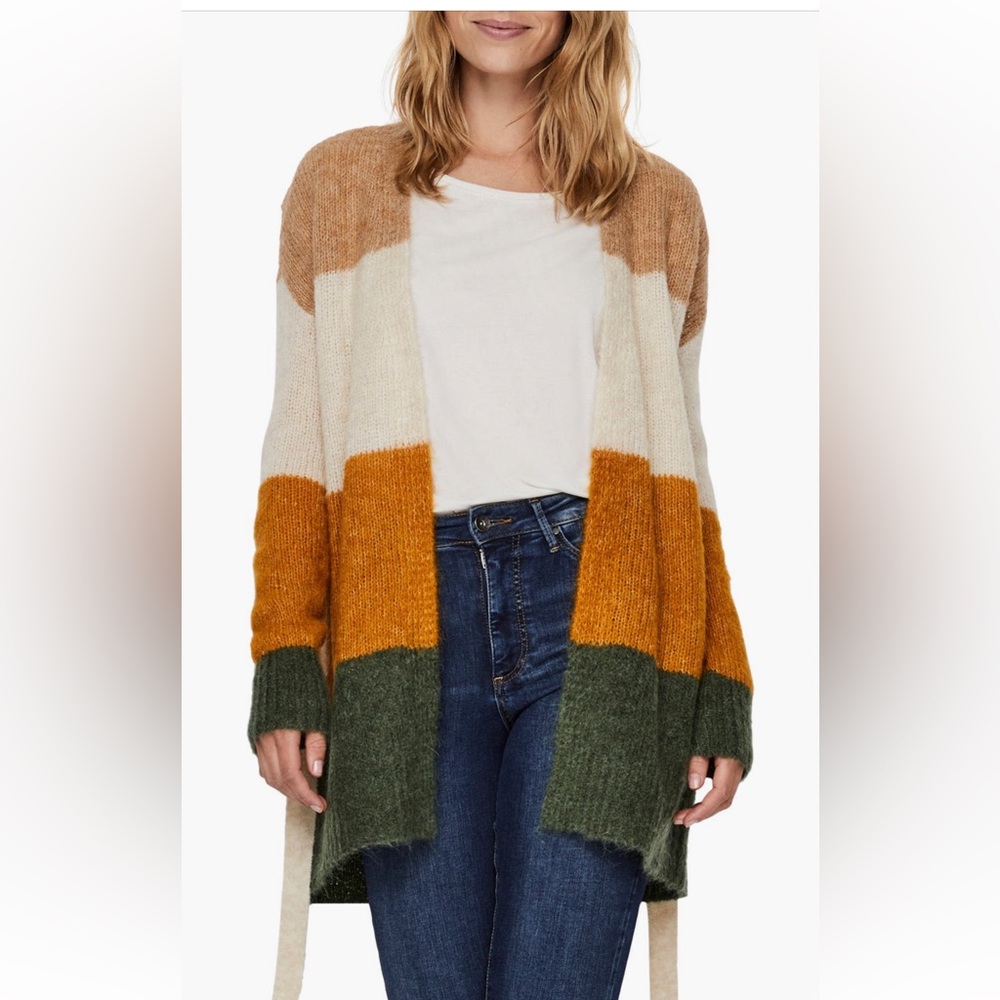 Long fall cardigan